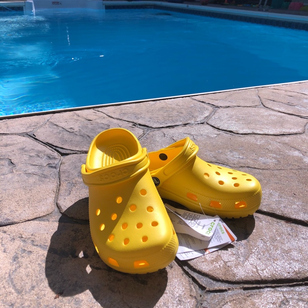 Yellow Crocs - Classic Clog